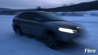 track lena ice drift Ust-Kut. Lexus rx 330