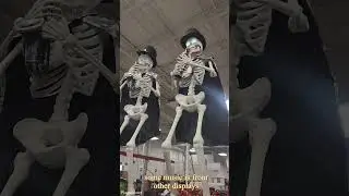 Member's Mark Musical Halloween Skeletons Display at Sam's club