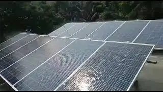 E WELT 5KW Auto Solar Cleaning System   Solar Cleaning Sprinkler   Rooftop Panel Cleaning Sprinkler