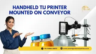 Handheld TIJ Printer Mounted on Conveyor | Seamless Batch Coding by Avant Garde Industries