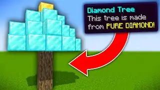 Minecraft But There Are Custom Trees!