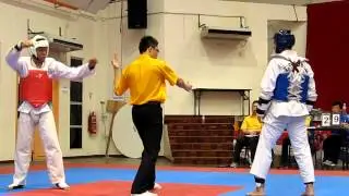 Taekwondo Sparring Mehdi Vs Lucas Tan Jing Han+ Nice Match + First Round