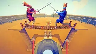 FACE TO FACE ON THE EDGE OF A PIT | TABS - Totally Accurate Battle Simulator