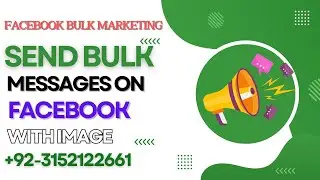 Facebook Bulk Message Sender with Image Attachment | Facebook Marketing | Send bulk Message.