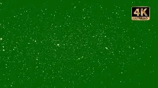 particle green screen effect