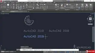 Mirror and Scale AutoCAD 2018