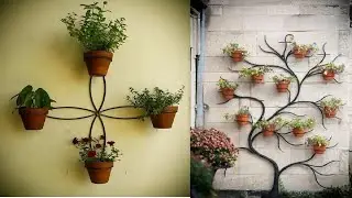 Diseños de porta macetas de Hierro Forjado para la decoración para navidad🌱