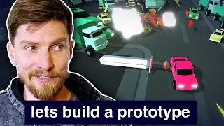 I made Vampire Survivors… with cars