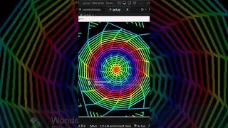 Python turtle graphic tutorial for beginner❤️❤️