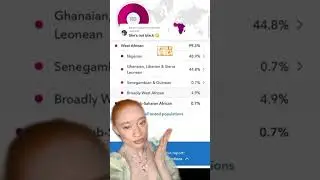 A person left a comment on her page saying shes not black, she clapped back & showed her DNA Test 👌🏾