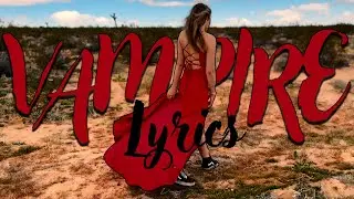 @OliviaRodrigo VAMPIRE LYRICS Video | ANYA KAY