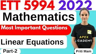 ETT 5994 Posts Notification | ETT 5994 Math Classes | ETT 5994 Math MCQ | ETT 5994 Preparation | P2