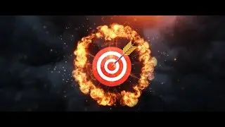 Intro Template #74 Flame logo