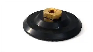 SUPORTE DE BORRACHA PARA LIXA ALTO BRILHO D' ÁGUA 100 X M14