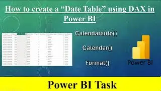 Creating Dim_Date Table  by using Dax Calculation || Power BI Task 2024 ||