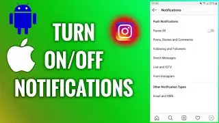how to turn off notifications in Instagram, Android & iPhone instagram notifications off kaise kare