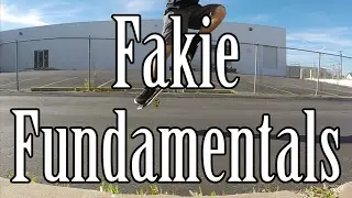 How to Ride a Skateboard Fakie and How to do a Fakie Ollie