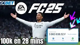 J'ai gagné 100k en 28 Mins au jeu FIFA sur 1xbet 🤑