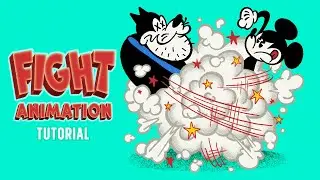 Procreate Animation｜No fighting!!｜Mickey and Pete