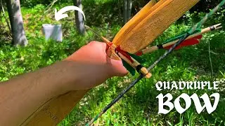 First Person Archery - INSANE Homemade Bow