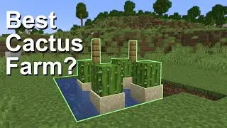 The Easiest Cactus Farm In Minecraft 1.19+ (AFK)