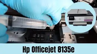 Hp Officejet 8135e, 8139e, 8025e, 8015e - Not Printing Black, Color Blank Pgs - How To Fix!