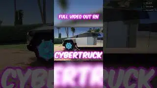 I Became a Getaway Driver in a Massive Cybertruck #gta #gtarp #fivem #trending #cybertruck