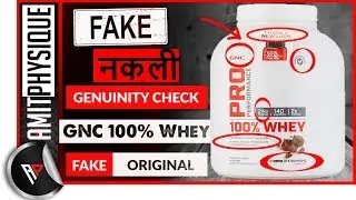 FAKE GNC Pro Performace 100% Whey Protein | FAKE GNC Protein Vs Genuine