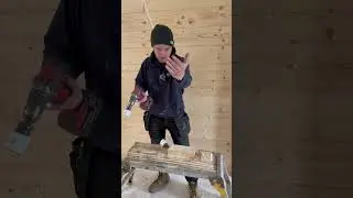 Hole saw tip - DIY must know ! #holesaw #tooltips #carpentry #plumbing #electrician #shorts