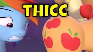MY LITTLE PONY FRIENDSHIP IS MESSED APPLE JACK IS THICC