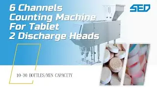 Efficient and precise: Watch the dual-feed tablet counter quickly count tablets. (SED PHARMA)