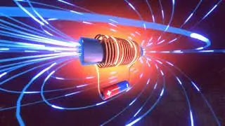 magnetic field due to current carrying solenoid / electromagnetic induction | 3d animation