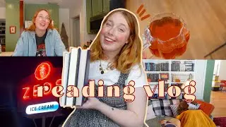 cozy reading vlog: 3 popular and atmospheric fantasy novels! fall delusion is here lol 📚✨🍁