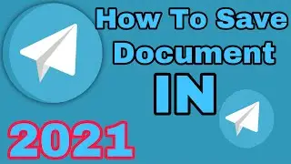 How To Save File Document In Telegram 2021 | Kim Seng Official