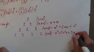Expanding a Binomial Using the Binomial Theorem and Pascal's Triangle