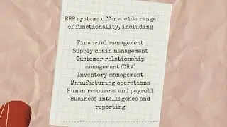 The Power of ERP Revolutionizing Business Operations