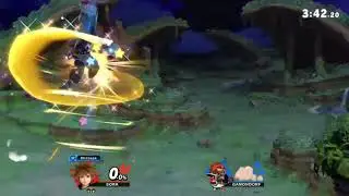 Sora's 0 to Death Combo (Fair 1-2 Canceling)