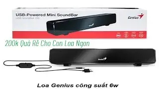 Review of GENIUS Soundbar 100 USB Computer SPEAKER, Cheap Price, Very Delicious Quality