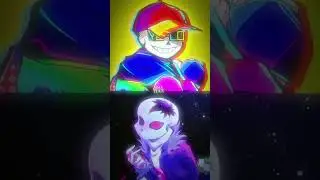 FRESH! (FANON) VS HORROR!SANS (CANON) #undertale #sans