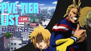 PVE and DPS Tier List - My Hero Academia: The Strongest Hero