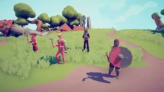 Axe Team VS Sword Team | Totally Accurate Battle Simulator