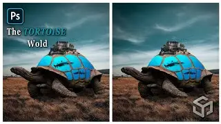 The Tortoise Wold. Photoshop Manipulation Tutorial.