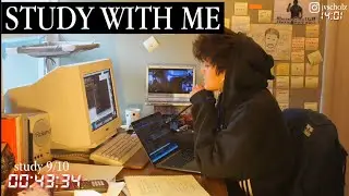 study with me live pomodoro | 12 hours