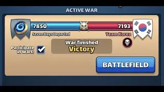 Empires & Puzzles - Alliance War Seven Days Departed VS. Team Korea Nov 11, 2021