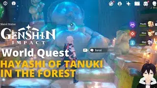 Hayashi Of Tanuki In The Forest Inazuma | GENSHIN IMPACT Guide