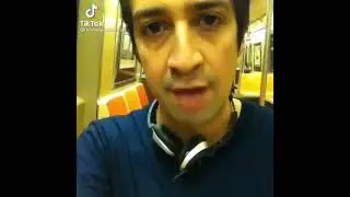 Lin sings my shot in a subway