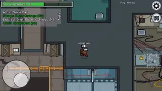 Walking through walls in Among US (glitched)