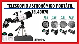 🔭 𝐓𝐄𝐋𝐄𝐒𝐂𝐎𝐏𝐈𝐎 𝐀𝐒𝐓𝐑𝐎𝐍Ó𝐌𝐈𝐂𝐎 𝐏𝐎𝐑𝐓Á𝐓𝐈𝐋 𝐓𝐄𝐋𝟒𝟎𝟎𝟕𝟎 🔭 Mejor telescopio Amazon calidad precio. (Principiantes)