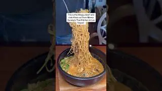 Wagyu beef and crab Khao Soi! #thaifood