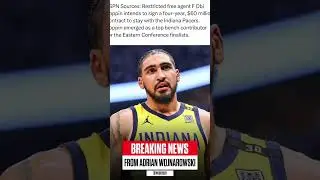 Obi Toppin signed a 4-year $60 million deal with the Indiana Pacers
